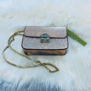 NWT Gianni Bini Rose Gold Crossbody Bag